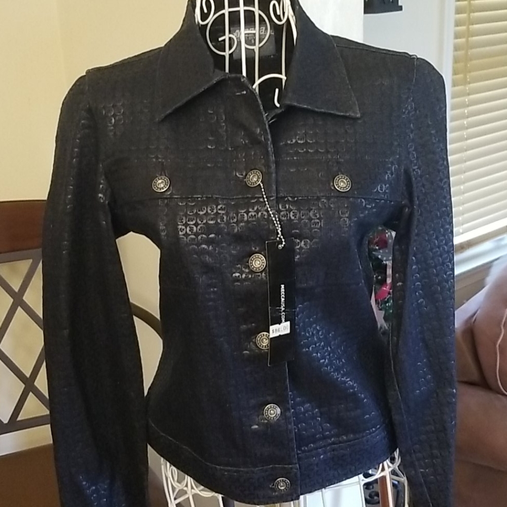 MECCA denim style jacket NWT